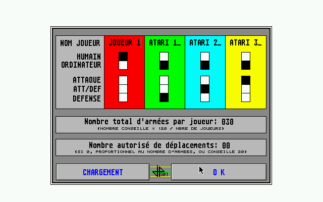 Risk 030 [Falcon030] [TT030] atari screenshot
